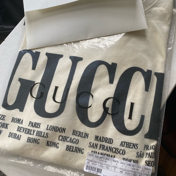 Authentic Gucci Cities tee *comes with all original tags and box* - Picture 3 of 7